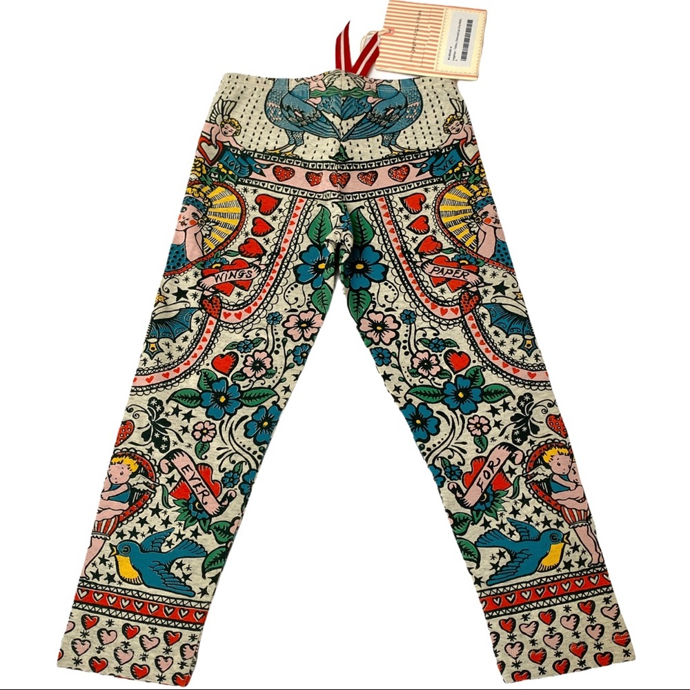 Paper Wings Tattoo Leggings 4 NWT